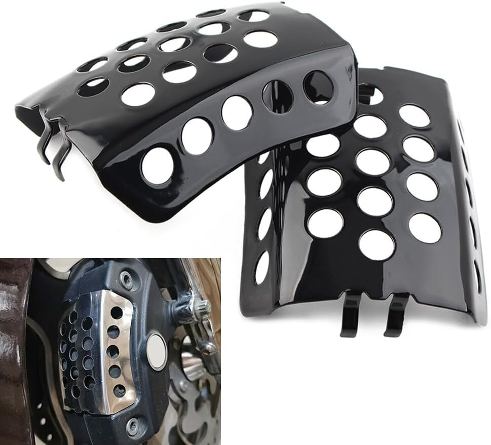 ya 9 10.24 Black Caliper Screen Insert Guard Cover Fit for Harley CVO Road Electra Gli