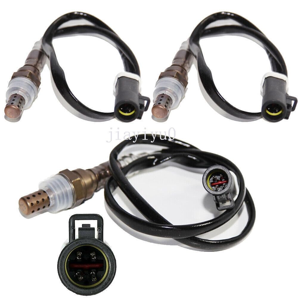 ya 4 8.8 for 1996-1997 for Ford F-250 F-350 4.9L 5.8L 3pcs Oxygen Sensor O2 1&2 Upper+Lower