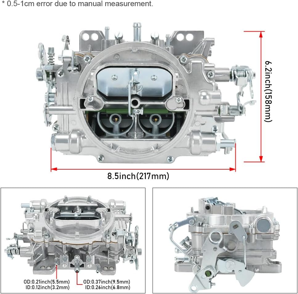 ya 2 8.15 For Edelbrock 1405 Performer 600 CFM 4 Barrel Carburetor for MAN ual Choke Carb