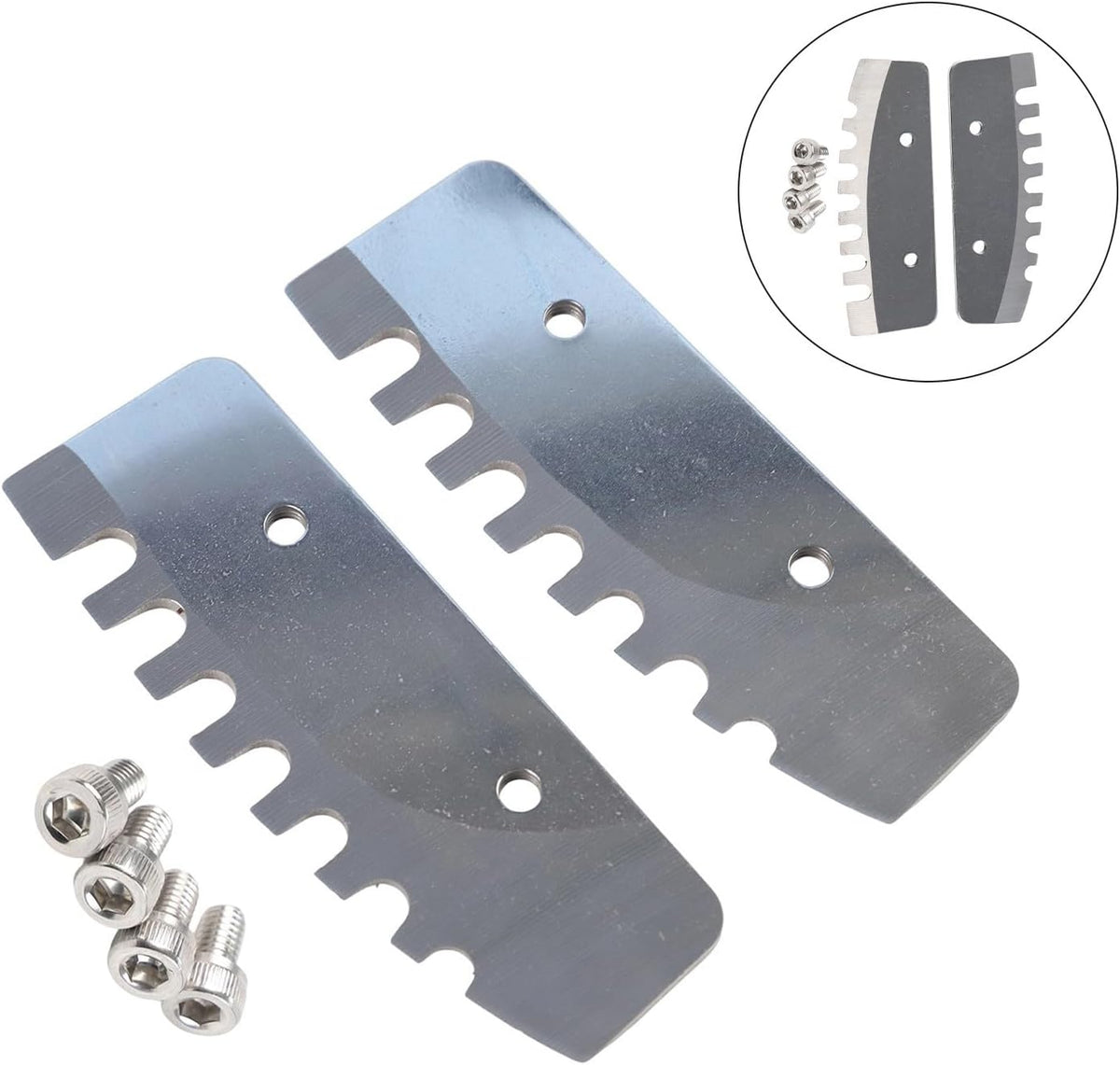 ya 28 10.13 baidi 2 Pack Stainless Steel Ice Auger for Efficient Chiseling 8 Inches