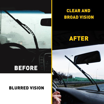 ya 11 9.14 baidi8-pack Universal 28-inch Car and Bus Frameless Silicone Windshield Wiper Blade Replacement Pack