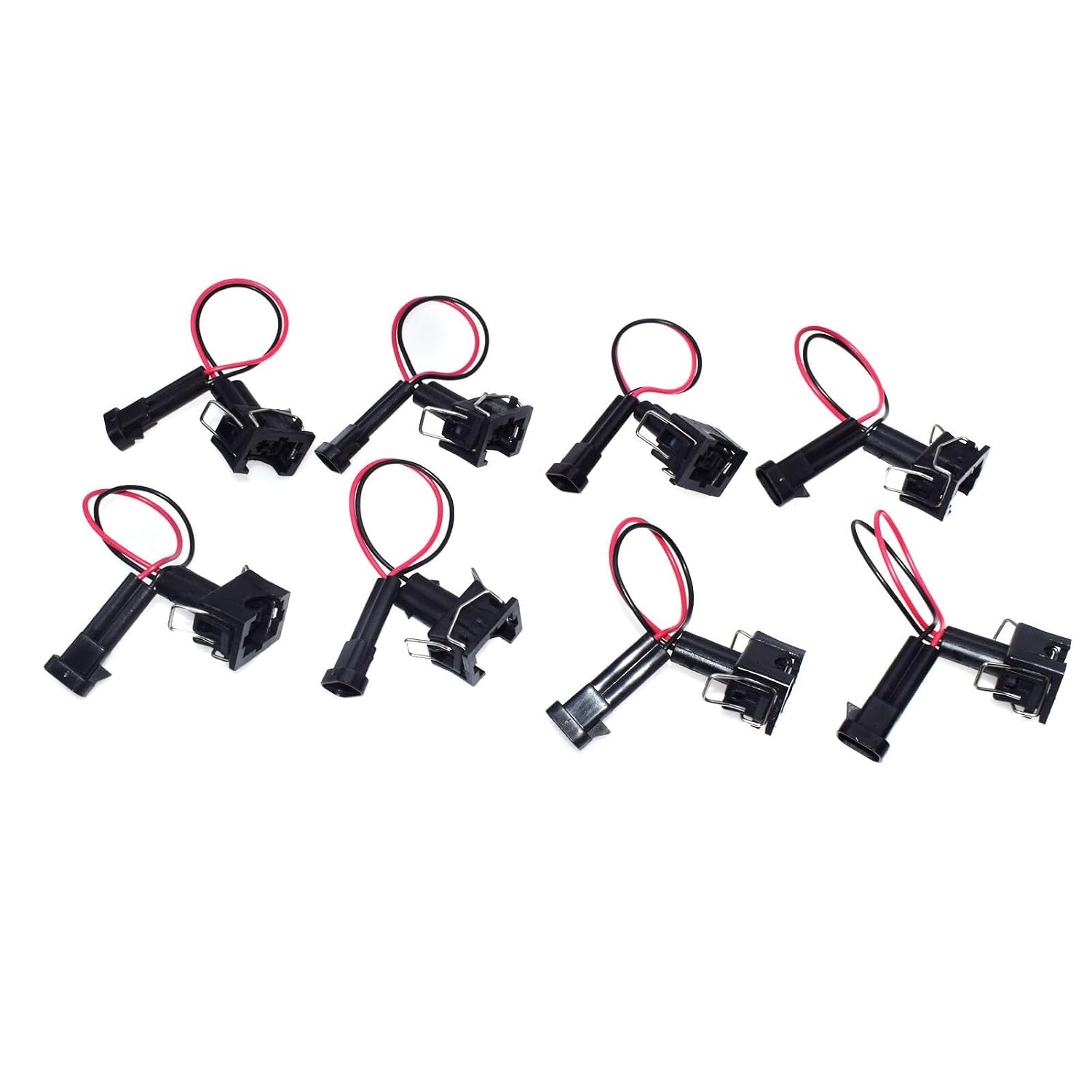 ya 4 8.8 8-Piece Wiring Harness Adapter Plug LQ4 LQ9 4.8 5.3 6.0 Injector to LS1 LS6 LT1 EV1
