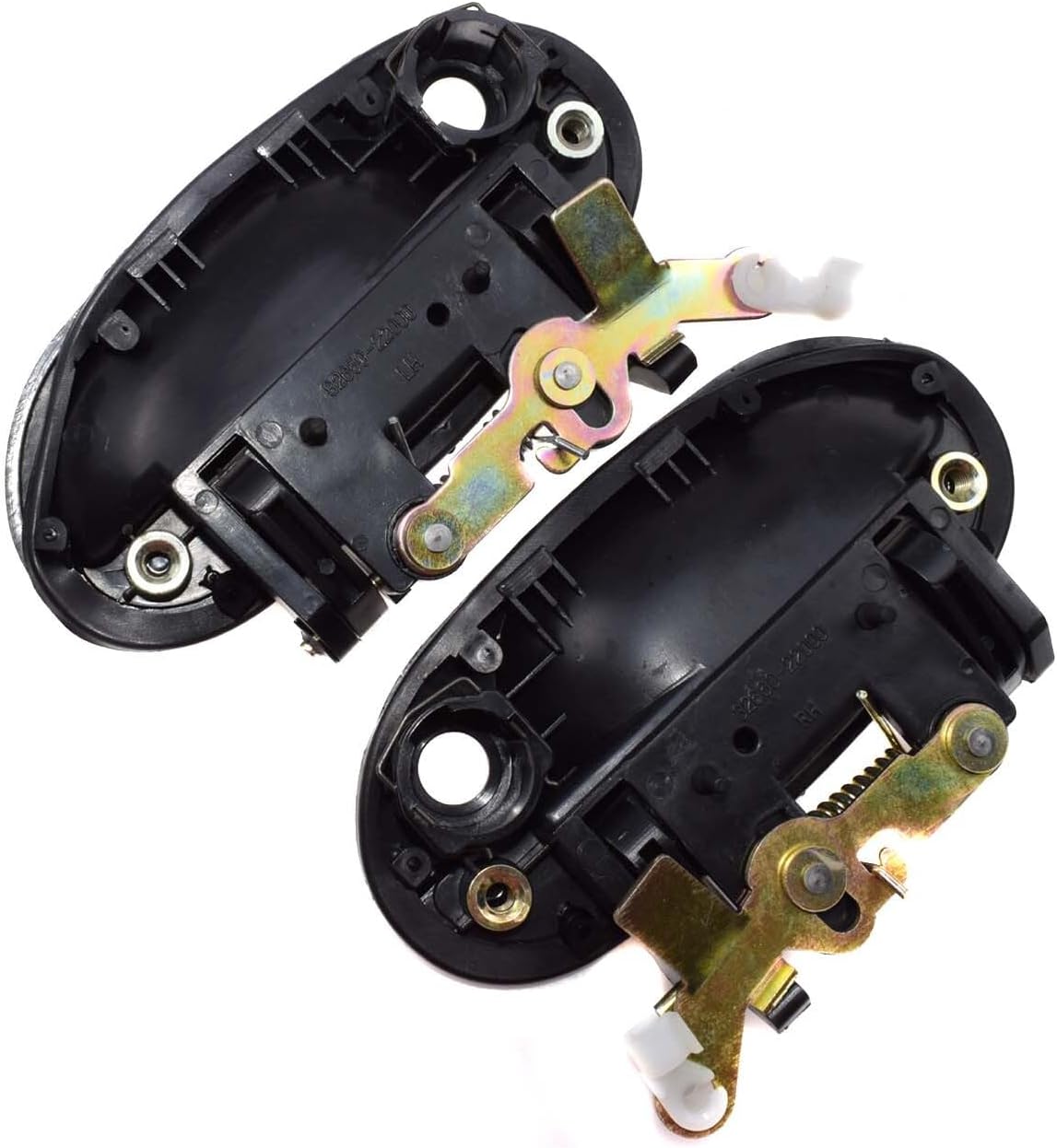 ya 2 8.15 for Hyundai Accent 1995-1999 Pair of Exterior Door Handles Front Driver and Passenger 