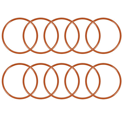 ya 13 9.15 baidi Silicone O-Ring 47mmx42.2mmx2.4mm VMQ Seal Rings Sealing Gasket Red 10PCS