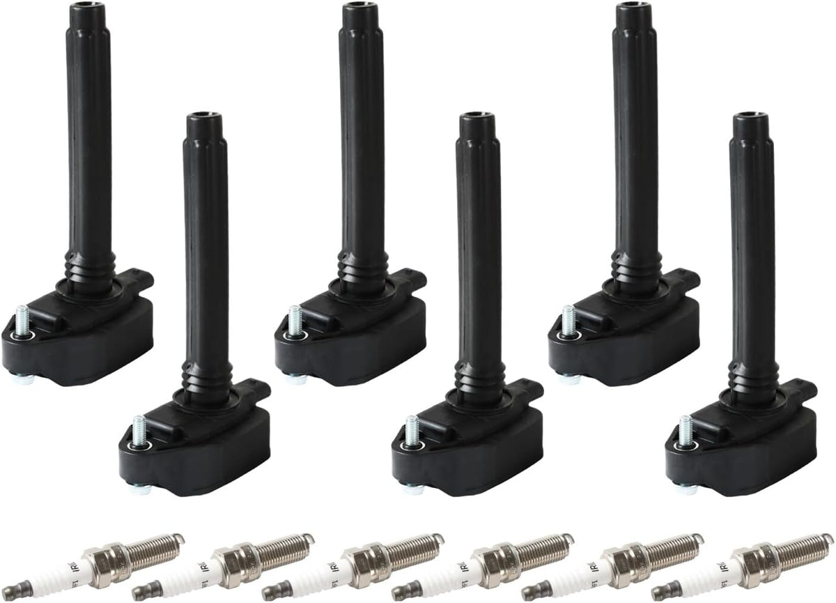 ya 9 10.24 6x Ignition Coils & 6x Iridium Spark Plugs for Chrysler for Pacifica for Jeep UF807