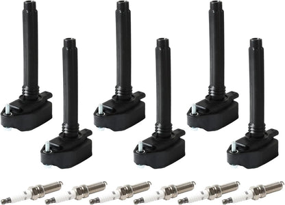 ya 9 10.24 6x Ignition Coils & 6x Iridium Spark Plugs for Chrysler for Pacifica for Jeep UF807