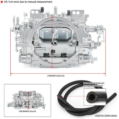 ya 2 8.15 For 1905 AVS2 650 CFM 4 Barrel Carburetor for MAN ual Choke Square Bore