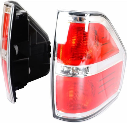 ya 10 9.16 zhengce Pair Tail Lights Tail Lamps for Ford F150 2009-2014 FO2818148, FO2819148