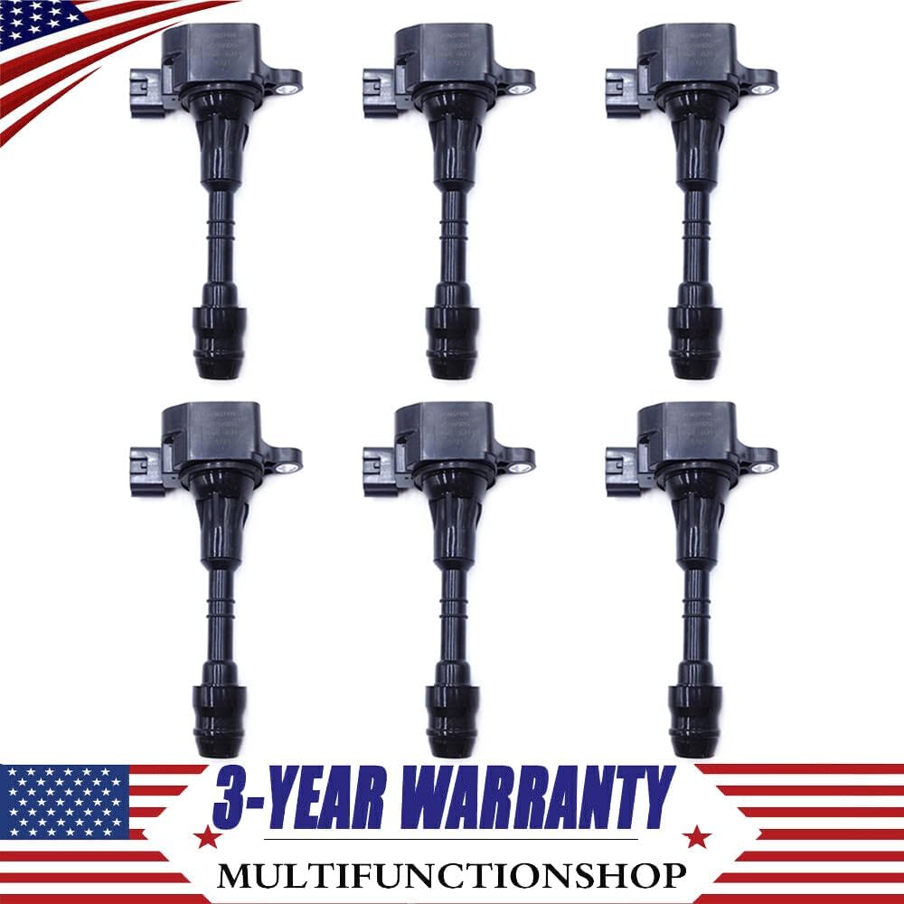 ya 4 8.24 baidi 6x Ignition Coil for Nissan Xterra Frontier Pathfinder 4.0L 2001-19 22448-8J115