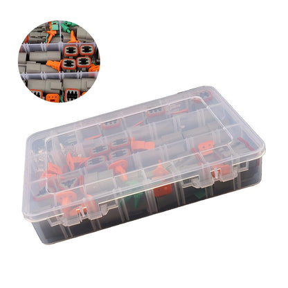 ya 16 10.20 baidi 250-piece Pack of Deutsch DT Series Automotive Waterproof Wire Connector Plug kit DT06-2/3/4/6S-