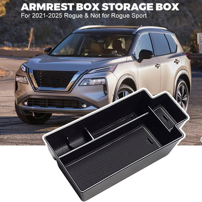 ya 5 8.10 Car Center Armrest Storage Tray Organizer Box Fit 2021-2024 for Nissan Rogue