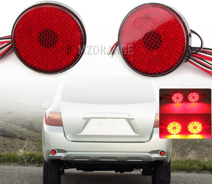 ya 4 8.14 for Toyota Sequoia 2008-2013 Highlander 2008-2010 LED Rear Bumper Brake Light