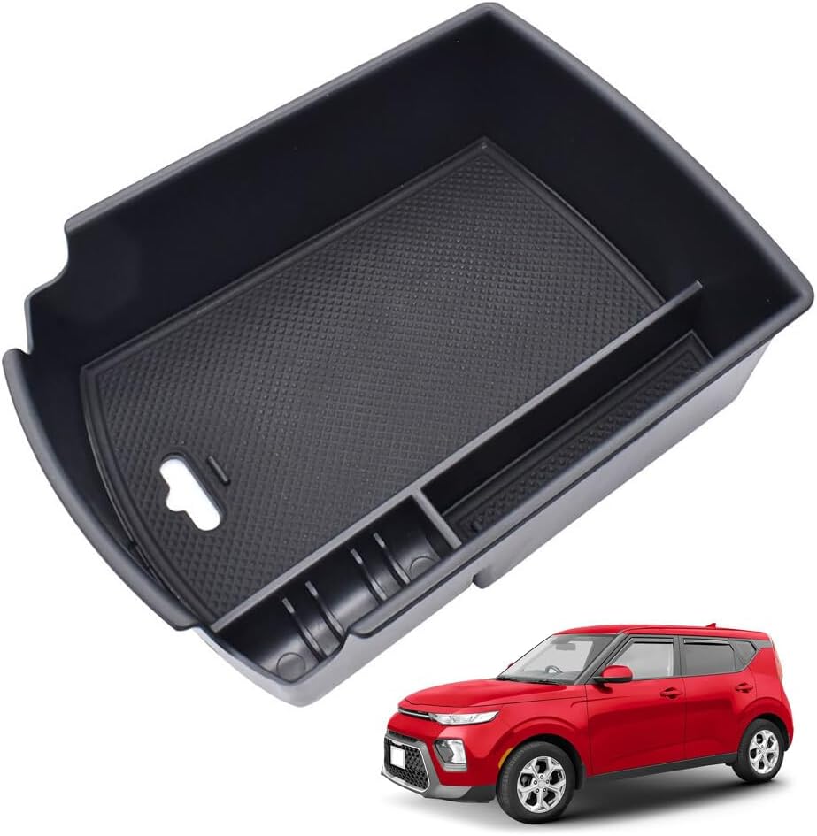 ya 5 8.10 For 2020-2024 2025 for Kia Soul Center console Armrest Storage Box Tray Organizer