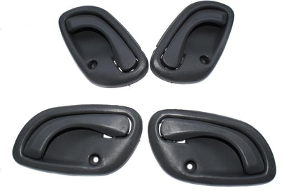 ya 4 8.14 Interior Door Handle Gray 4-Piece Set for Suzuki Grand Vitara Esteem XL-7
