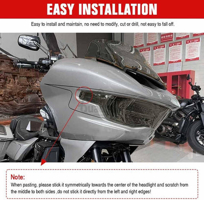 ya 23 10.7 baidi Front Headlight Screen Protective Cover for Harley Touring CVO ROAD GLIDE 23-up
