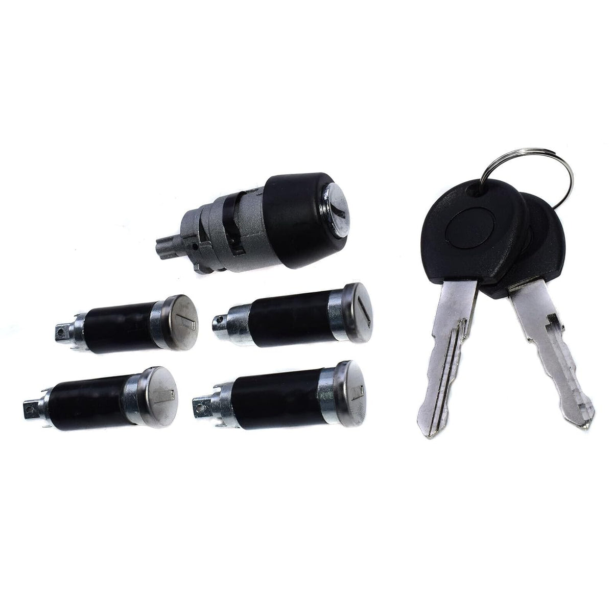 ya 5 8.10 Ignition Switch Lock + 4X Door Lock Barrel kit for VW MK4 Transporter T4 Caravelle