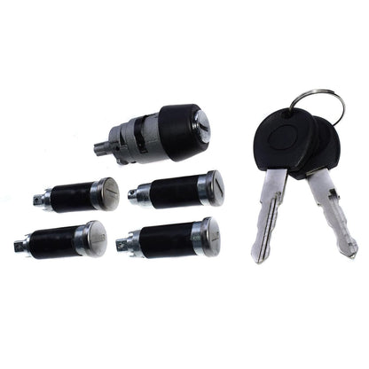 ya 5 8.10 Ignition Switch Lock + 4X Door Lock Barrel kit for VW MK4 Transporter T4 Caravelle