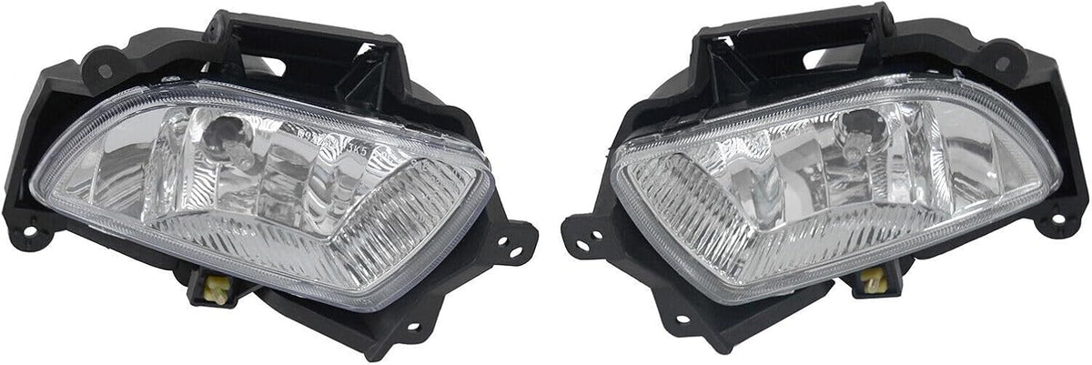ya 10 9.16 zhengce 1Pair Clear Lens Driving Fog Light Lamps w/Bulb Fit for Hyundai Sonata 2009