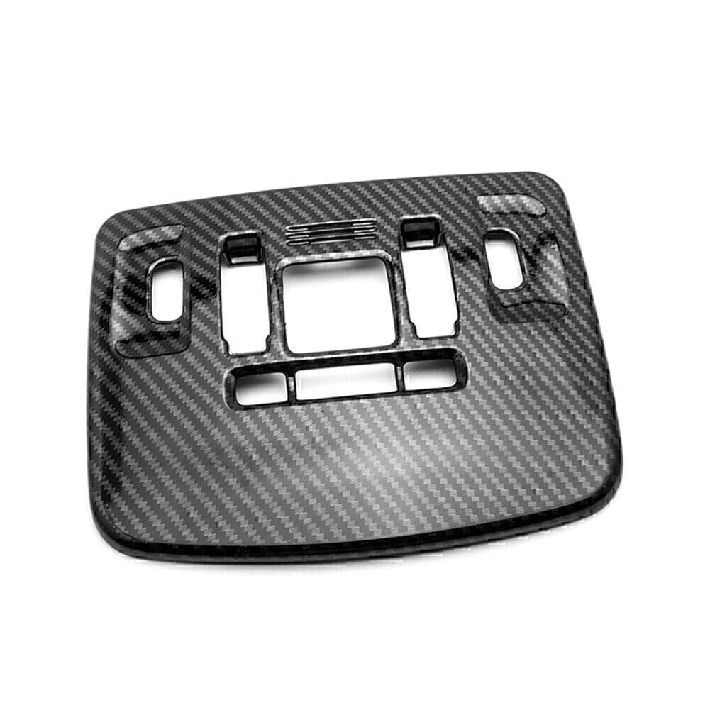 ya 6 8.14 Front Reading Light Lamp Cover Trim for Toyota for Camry 2018-2019 Carbon Fiber ABS