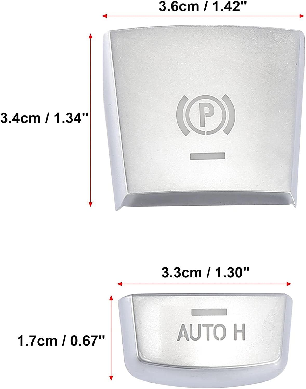 ya 8 8.24 baidi Parking Brake Hold P Handbrake Button Switch Cover Trim for BMW 5 6 Series X3 X4