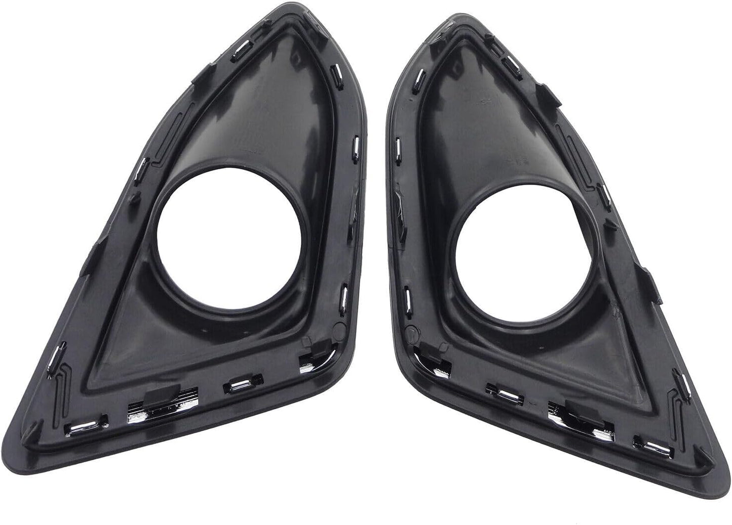 ya 7 8.24 baidi 1Pair Chrome Front Fog Lamp Light Cover Bezel Left & Right for Ford Edge 2015