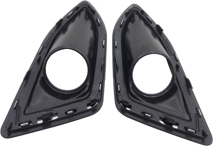 ya 7 8.24 baidi 1Pair Chrome Front Fog Lamp Light Cover Bezel Left & Right for Ford Edge 2015
