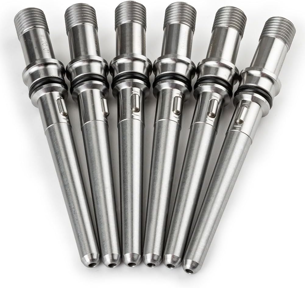 ya 12 10.8 baidi 6PCS 68005335AA Injector Connector Tubes Fit for Dodge Diesel 6.7L 5.9L 4929864