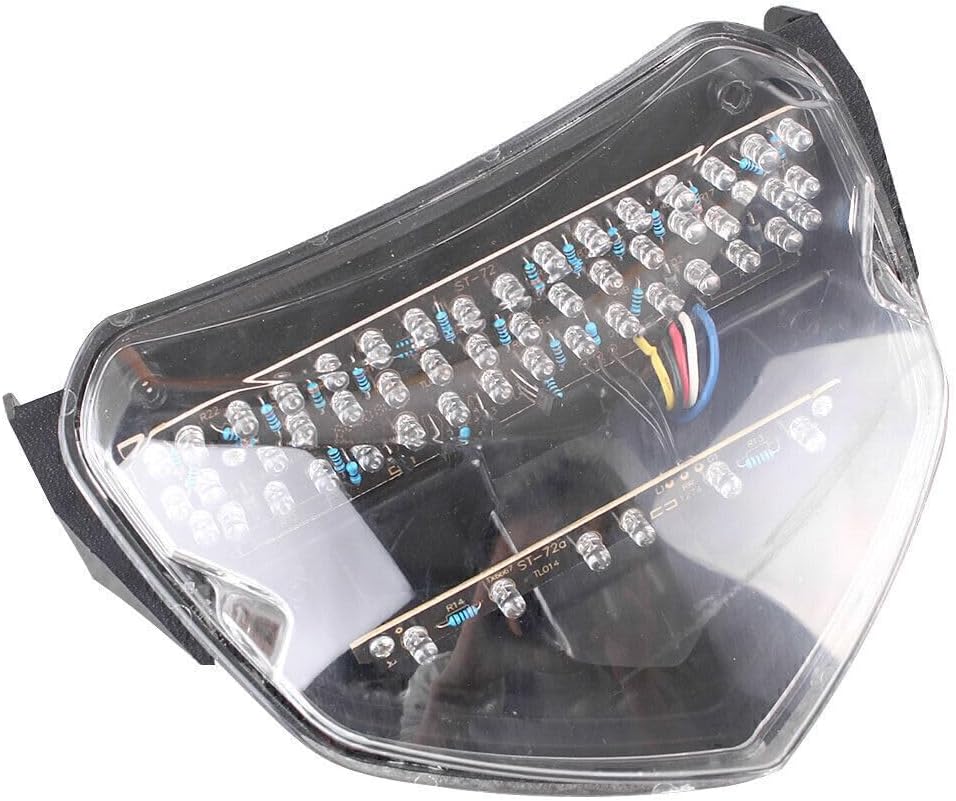 ya 5 8.24 baidi LED Clear Tail Light w/Turn Signal Fit for Suzuki 2004 2005 GSXR 600 750 K4