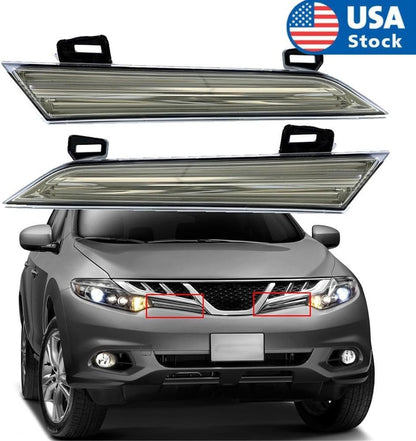 ya 6 8.14 2Pcs Car Left+Right Side Headlight Reflector Panel for Nissan Murano 2009-2014