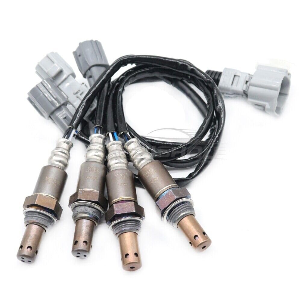ya 5 8.24 baidi 4-Piece Oxygen O2 Sensor for Toyota Highlander 3.3L 2004-2007 Upstream and Downstream 