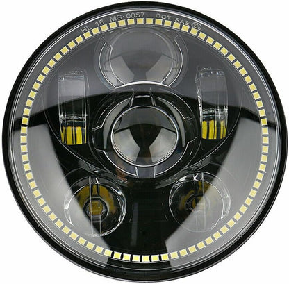 ya 4 8.14 5.75 5-3/4'' LED Hi/Low Beam Scheinwerfer IP67 Fur Harley Motorrad Universal