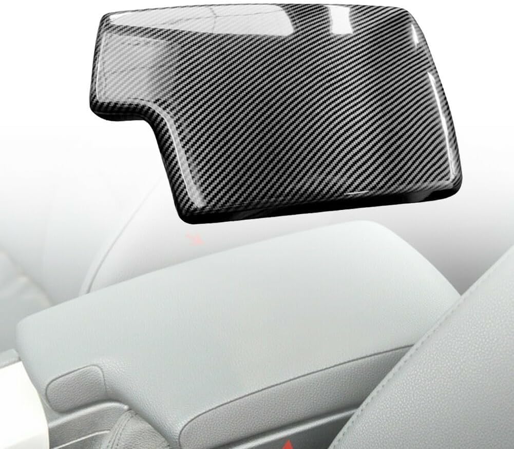 ya 11 9.14 zhengce Carbon Fiber armrest Cover Center Console pad Suitable for BMW 3 Series E93