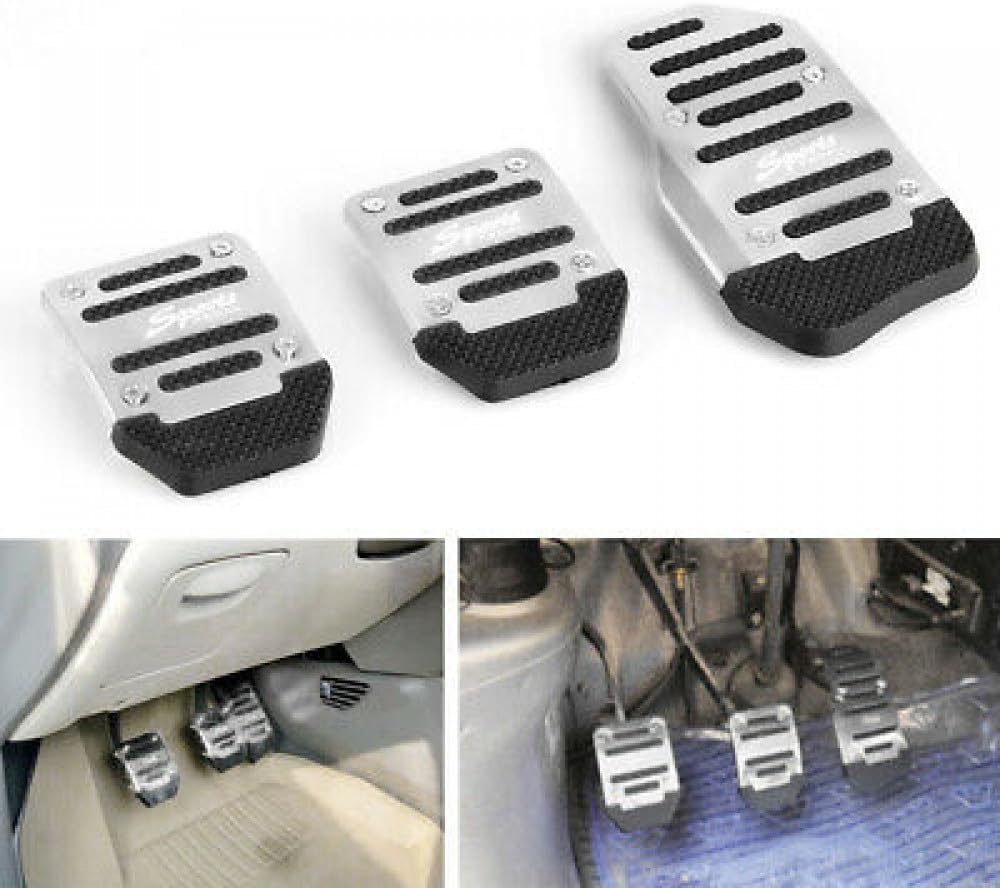 ya 11 9.14 baidi3PCS Car Pedal Cover Manual Transmission Brake Clutch Accelerator Non Slip