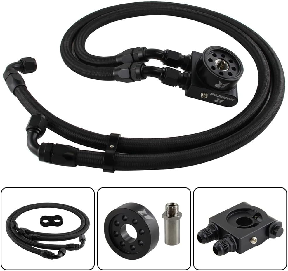 ya 12 10.8 baidi Oil Filter Sandwich Adapter with Hose Kit for Subaru BRZ for Scion FR-S GT86 FT86 BK