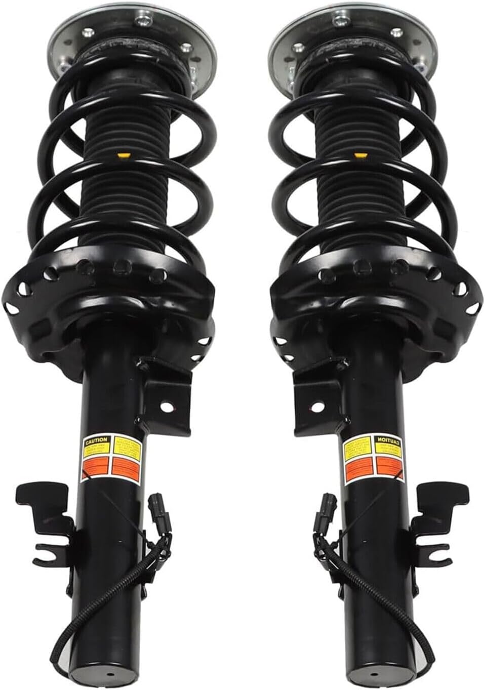 ya 12 10.8 baidi 2x Front Shock Struts Coil Assembly W/Magnetic for Range Rover Evoque L538 12-18