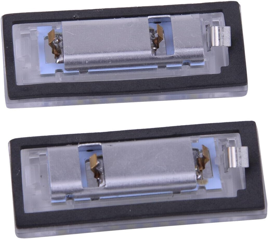 ya 4 8.14 2 Pack No Error White 18LED License Plate Lights Suitable for BMW E39 5 Truck @