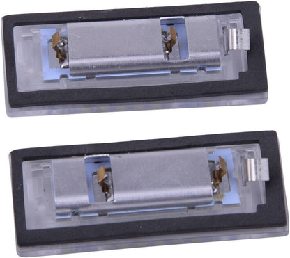ya 4 8.14 2 Pack No Error White 18LED License Plate Lights Suitable for BMW E39 5 Truck @