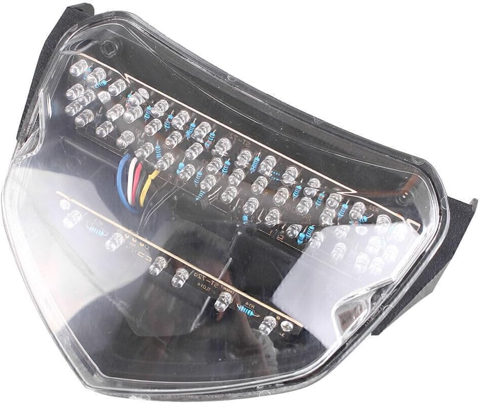ya 5 8.24 baidi for Suzuki 2004 2005 GSXR 600 750 K4 Rear Brake Tail Light Turn Signals LED Stop