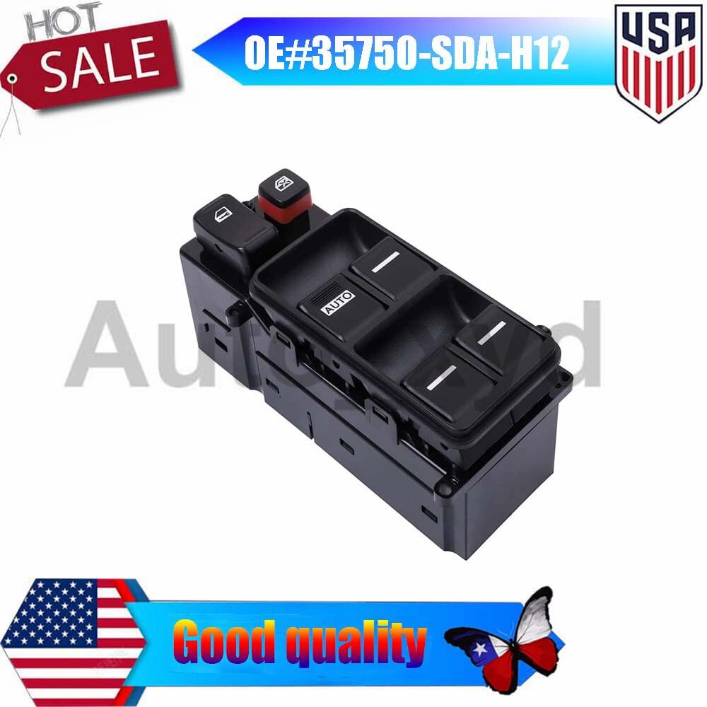 ya 3 8.24 baidi Left Drive Side Power Window Switch for Honda for Accord 4 Door 2003-2007 2004 2005