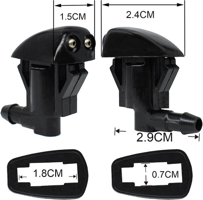 ya 2 8.15 for Jeep for Grand Cherokee Windscreen Wiper Spray Washer Jet Nozzle 55079049AA Pair