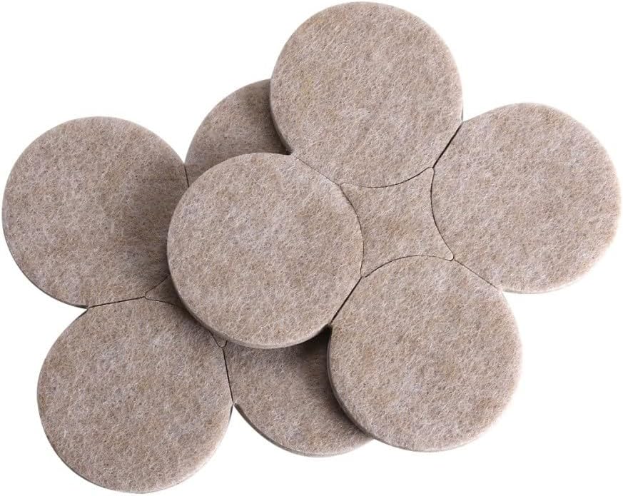 ya 26 10.21 baidi 8 Pcs Table and Chair Mats Furniture Protectors Antislip Pads Felt Foot