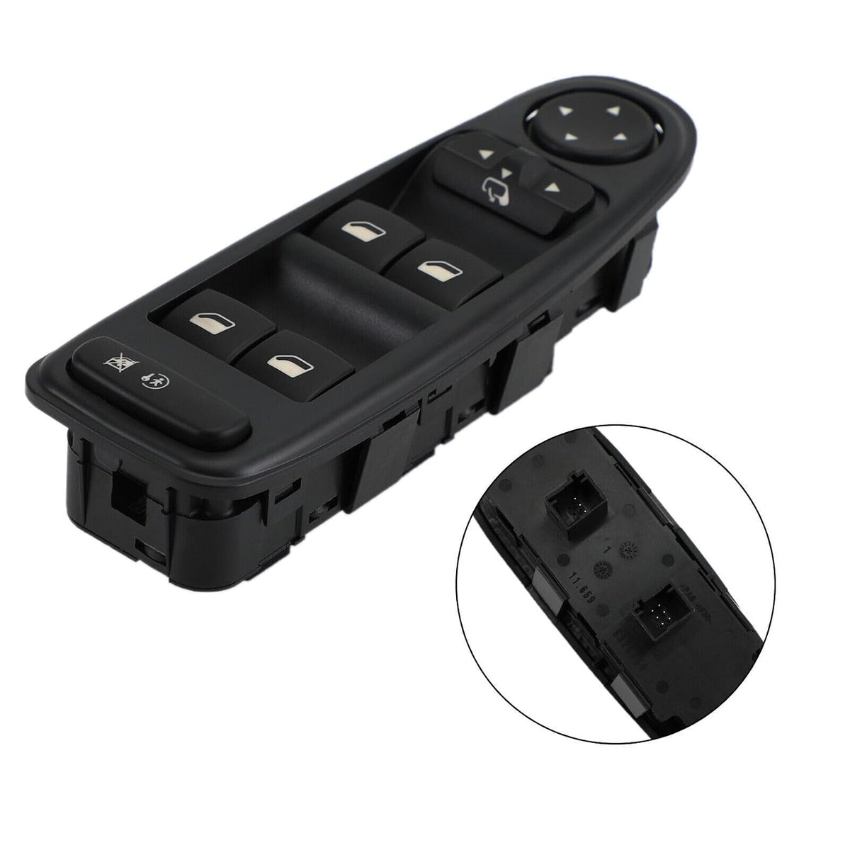 ya 9 10.24 Power Window Switch Mirror Adjustment for Citroen C4 Picasso 2006-2013