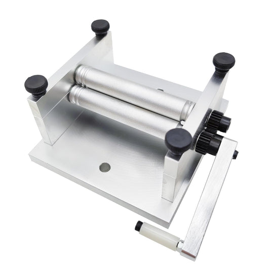 ya 16 10.20 baidi New Manual Plate Rolling Machine Soft Metal Sheet Mini Bending Machine