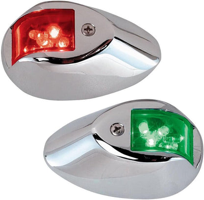 ya 4 8.24 baidi Red Green Boat Yacht Vertical Mount 12V LED Navigation Lights Side Marker