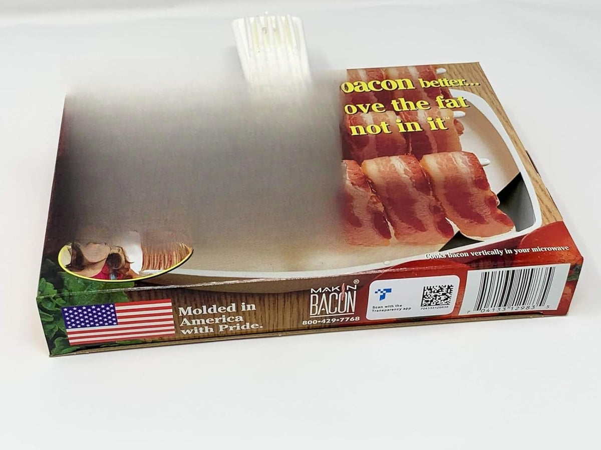 ya 14 9.20 baidi Microwave Bacon Tray -Crispy bacon in minutes -Easy to use - Reduced fat content-1