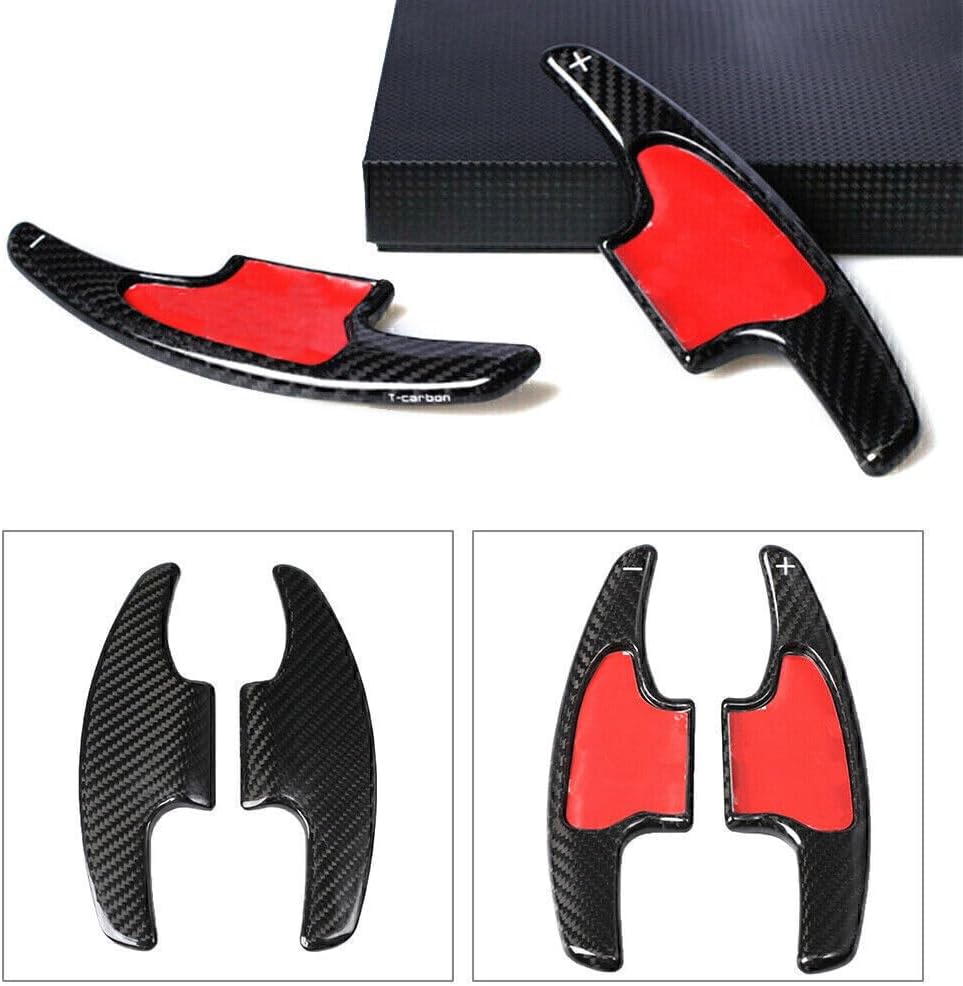 ya 5 8.24 baidi for Honda 2018 Black 2x Carbon Fiber Steering Wheel Shift Paddle Extension