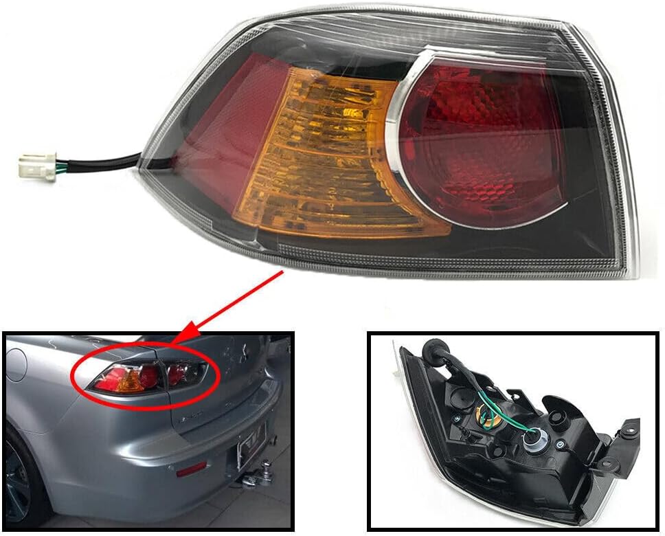 ya 4 8.10 Fits For 2009-2015 Mitsubish Sedan 8330A621 Tail Light Lamp Left Driver Side
