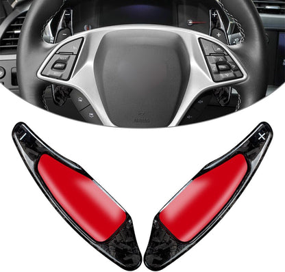 ya 5 8.24 baidi Steering Wheel Paddle Shifter Extension Carbon Fit for Chevrolet Camaro for Corvette C7
