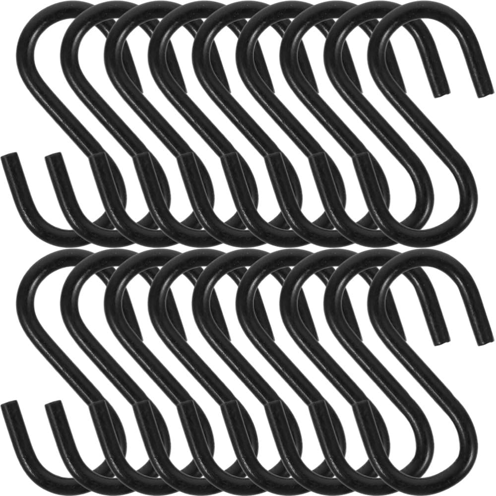 ya 26 10.21 baidi 250 Pcs Hook S-Hook Heavy Duty Iron Hanger Hooks to Closet