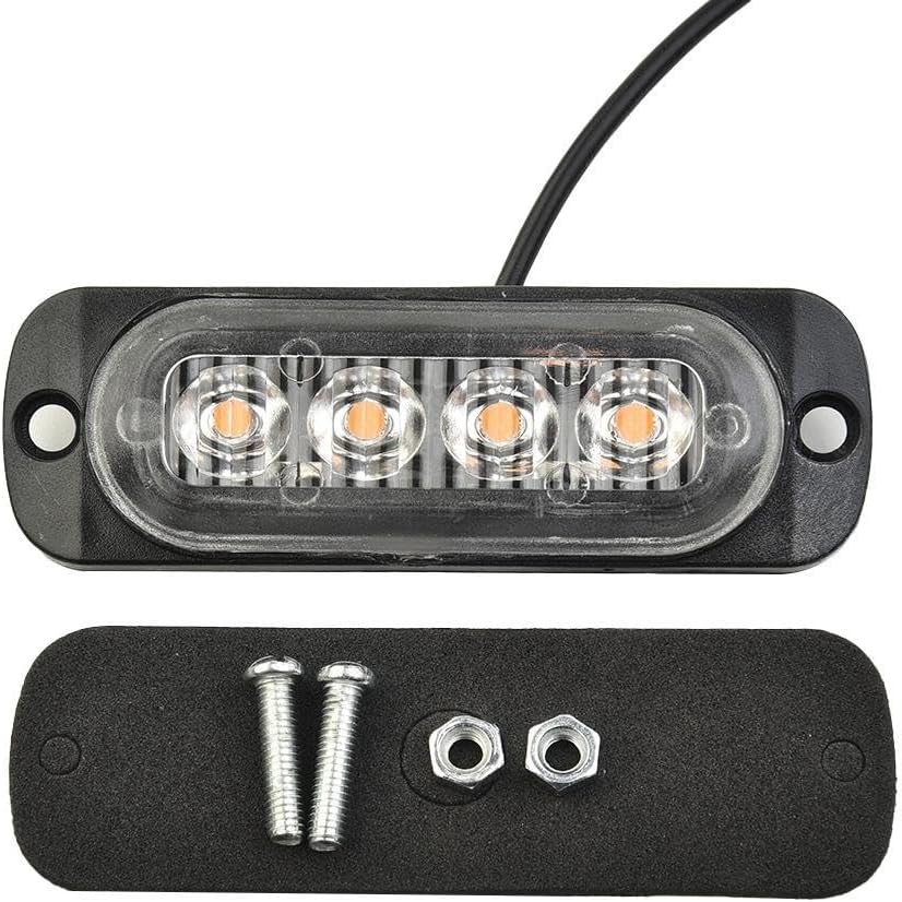 ya 13 9.15 baidi 12W 12-24V 4LED Work Light Bar Driving Lamp Fog Off Road SUV Cars Boats Truck